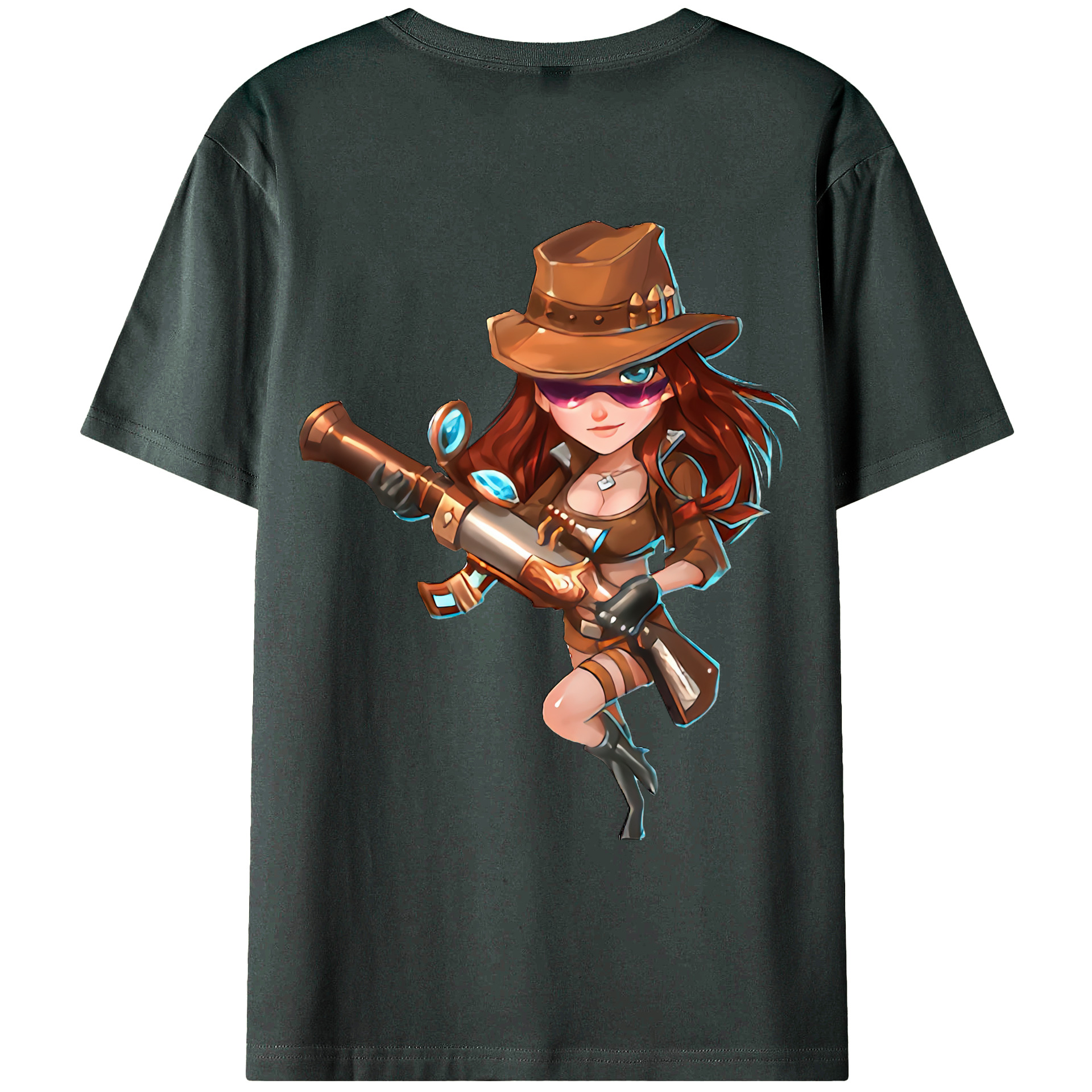 （画像用） リーグ・オブ・レジェンド League of Legends LOL 綿100％ メンズ半袖Tシャツ（バックプリント） 通気性